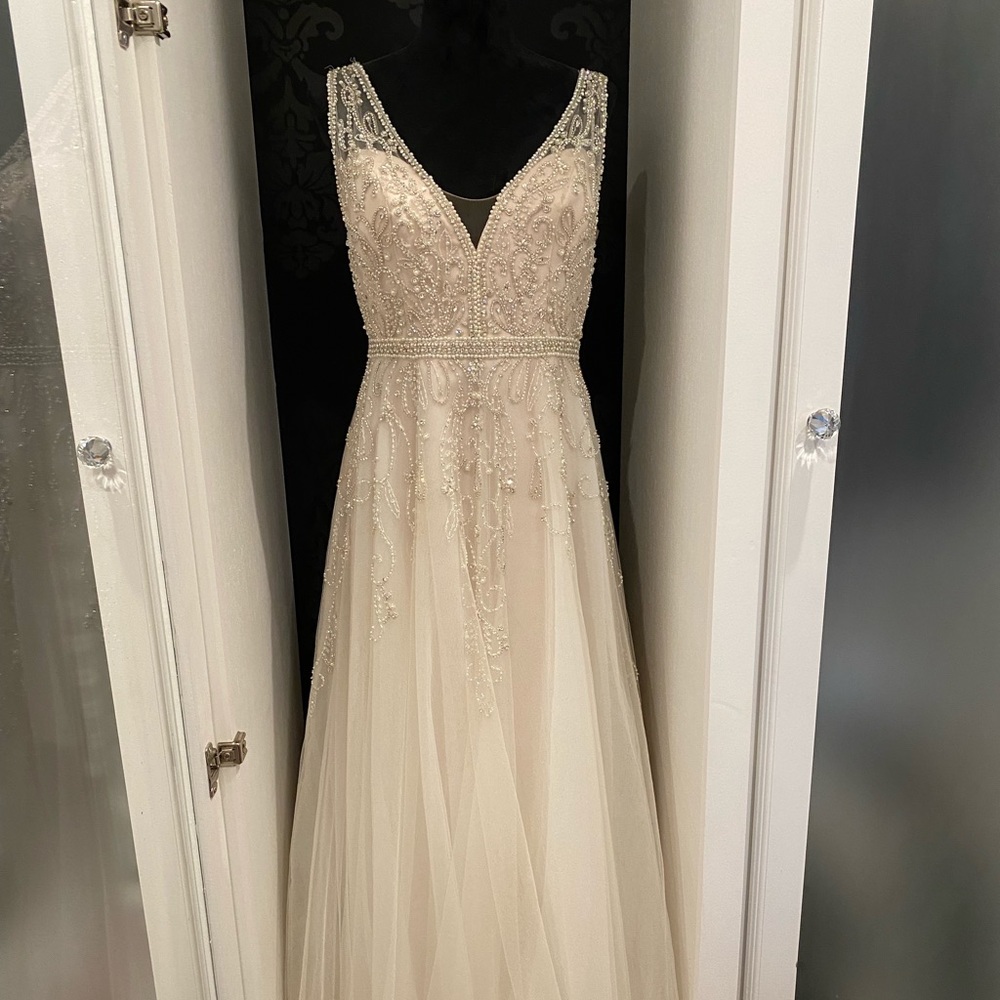 Kitty Chen Couture Wedding gown and veil